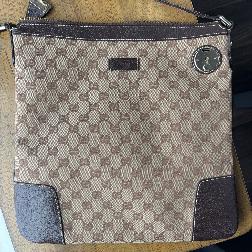 Brown Monogram Crossbody Bag